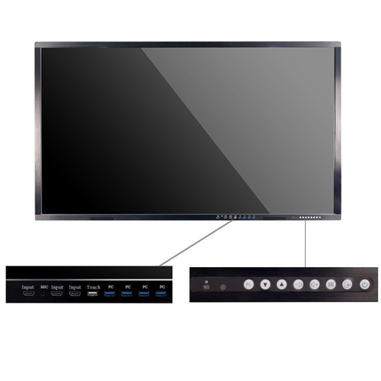Multi Touch UHD Screen Monitor Interactive Whiteboard Smart Board 86 Inch With Webc